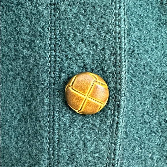 Womens vintage original RUSS sports company signature %100 WOOL sweater vest 1X - Picture 4 of 6